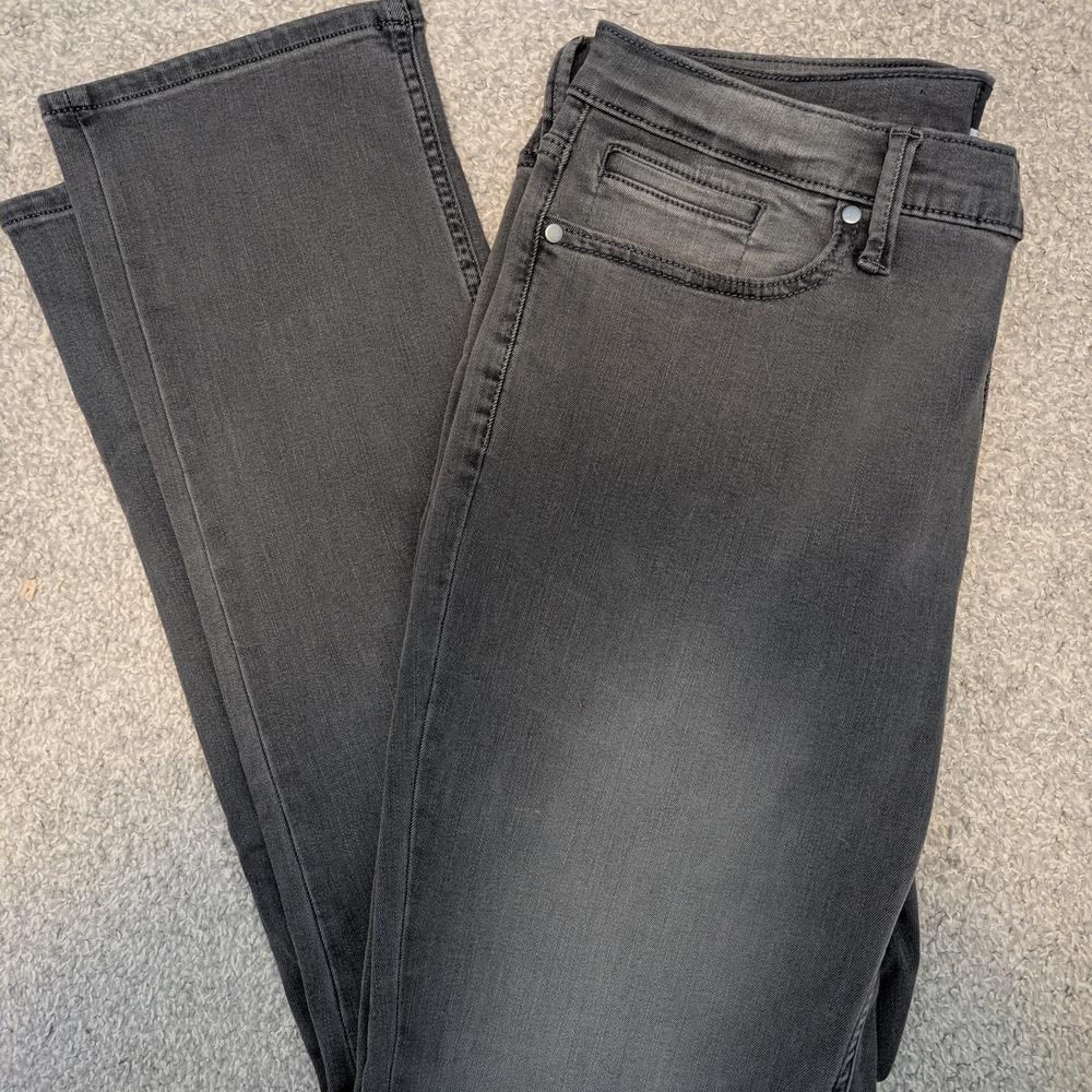Kenneth Cole Charcoal Straight Men's Jeans - Picture 9 of 9
